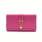 Calfskin Classic Chyc Y Ligne Clutch