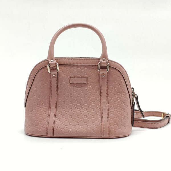 Dome Satchel Microguccissima Leather Mini