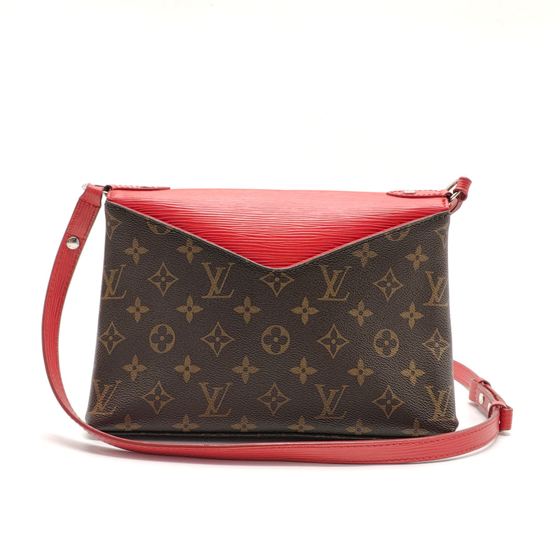 Saint Michel Handbag Monogram Canvas and Epi Leathe