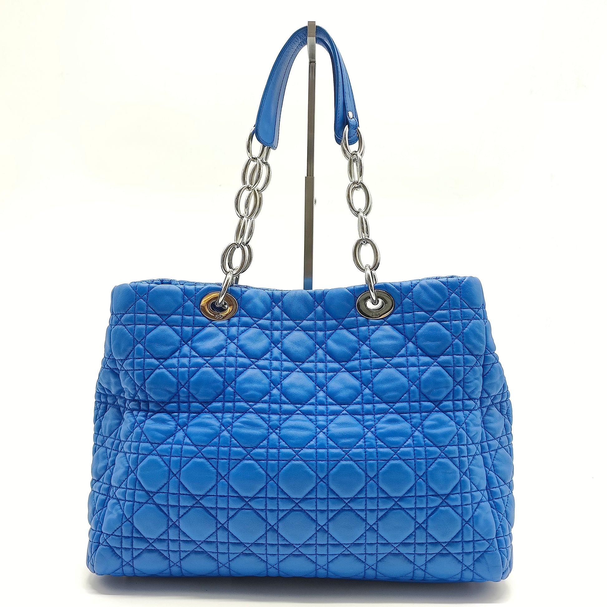 Soft Chain Tote Cannage Quilt Lambskin Large