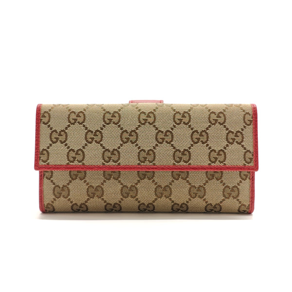 Flap Wallet GG Canvas Long