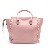 Vitello Rockstud Double Handle Tote Water Rose