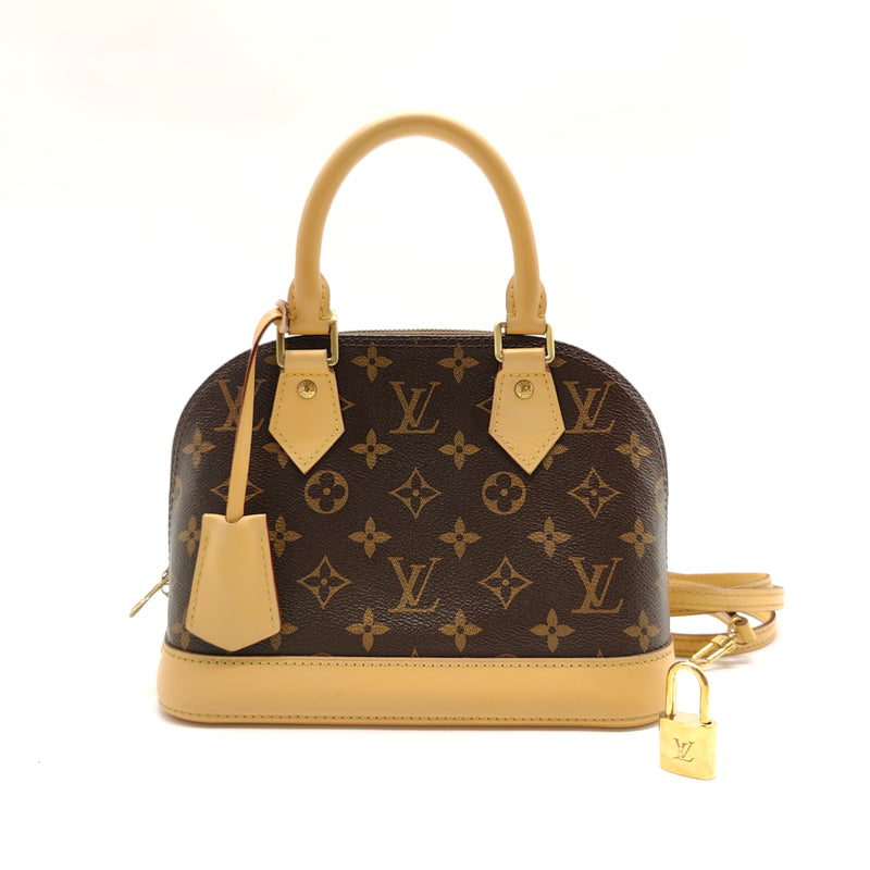 Alma Handbag Monogram Canvas BB