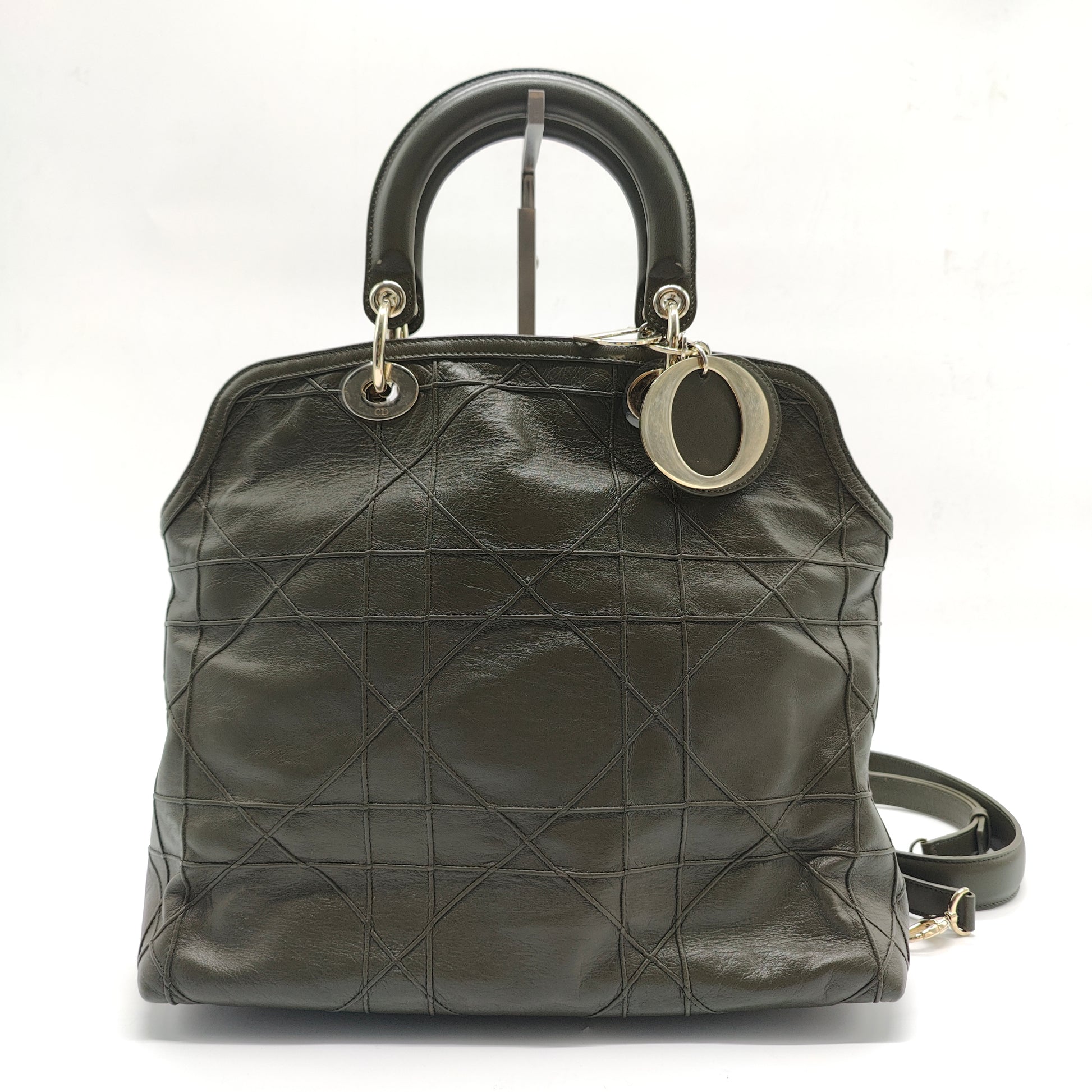 Granville Satchel Cannage Quilt Leather Medium