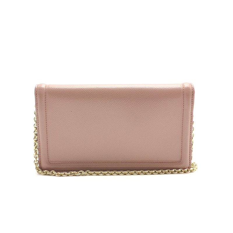 Vara Bow Wallet on Chain Leather