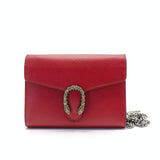 Dionysus Chain Wallet Leather with Embellished Detail