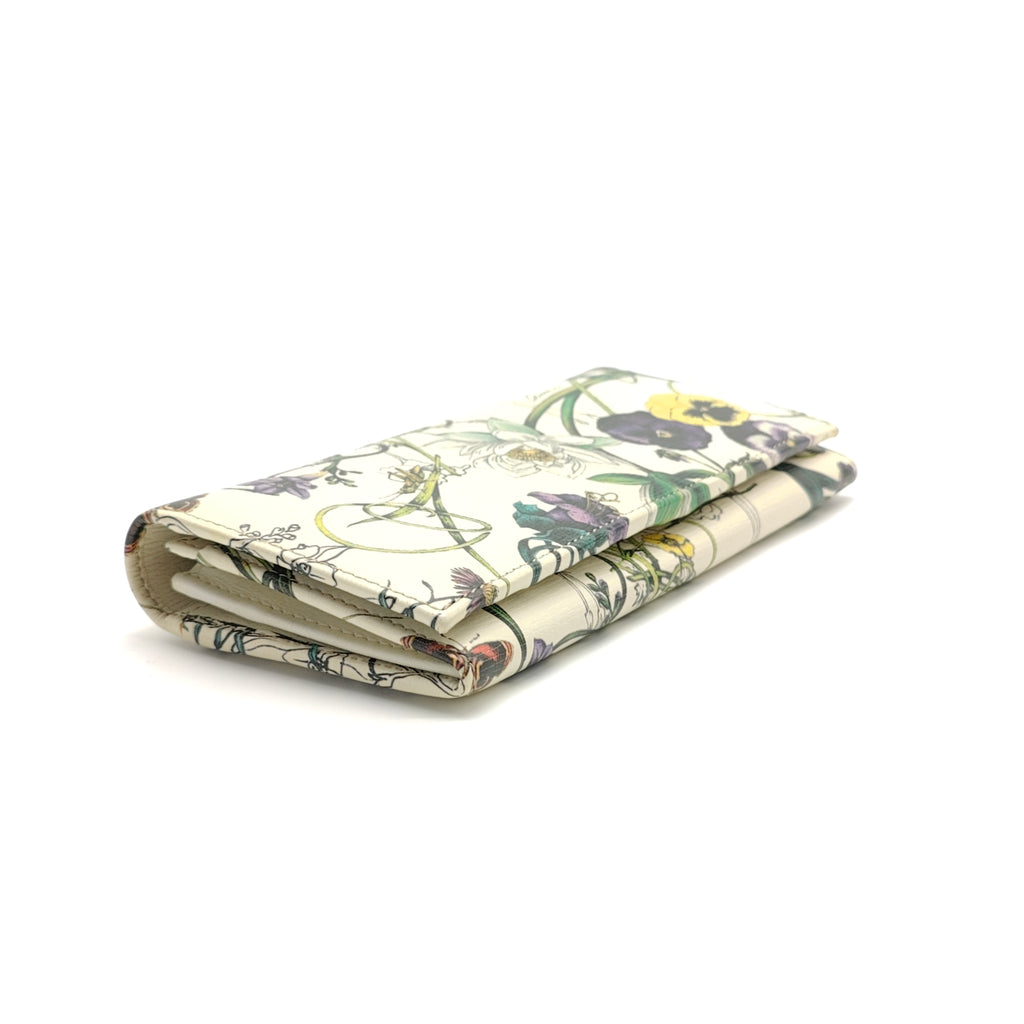 Continental Wallet Flora Print Wallet