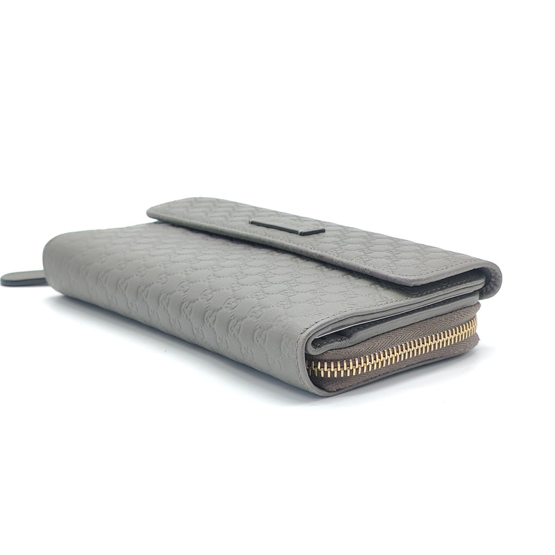 Continental Flap Wallet Microguccissima Leather Long