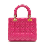 Lady Dior Bag Cannage Quilt Lambskin Medium