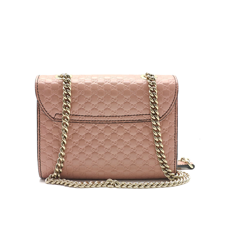 Emily Chain Flap Bag Microguccissima Leather Mini