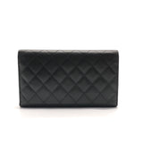 Cambon Gusset Wallet Quilted Lambskin Long