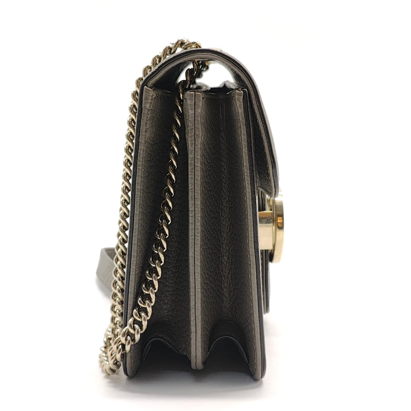 Interlocking Shoulder Bag Leather Small