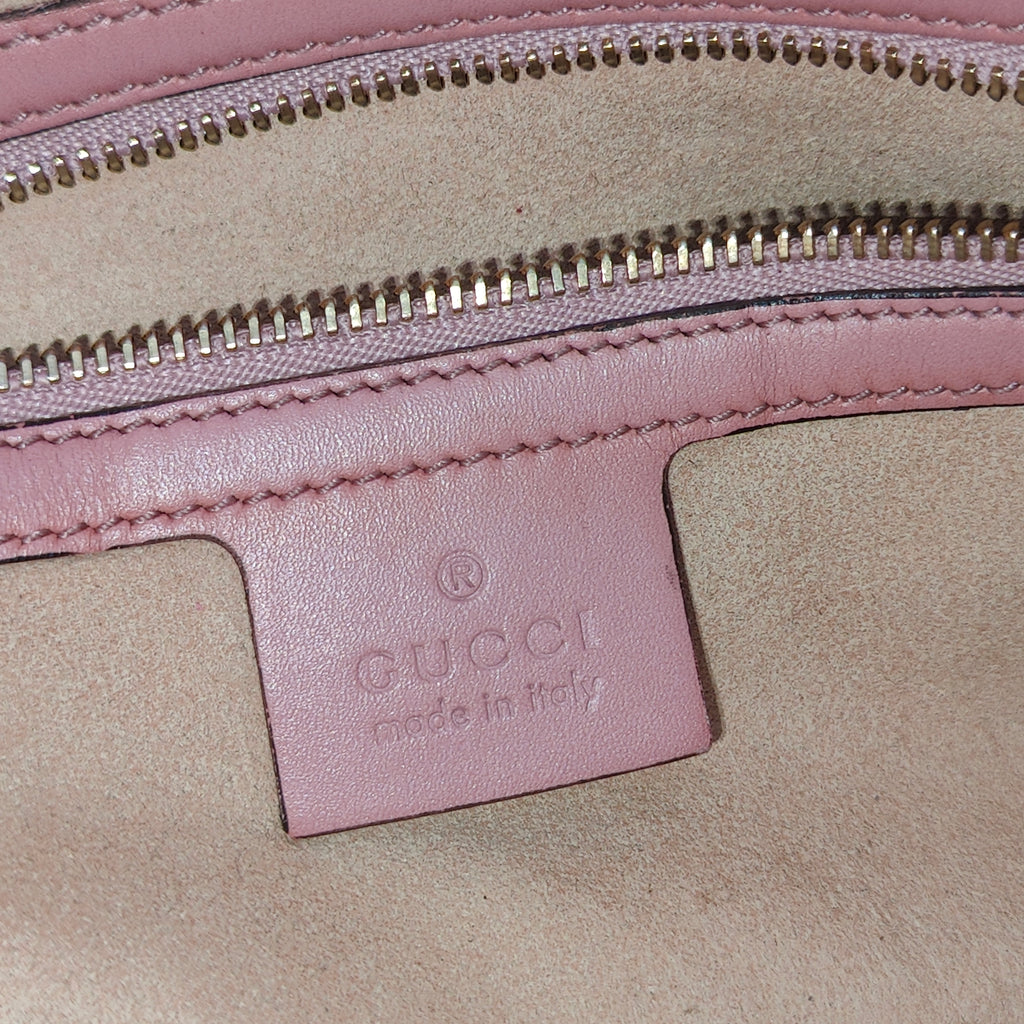 Signature Fold Over Tote Guccissima Leather Medium