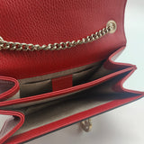 Interlocking Shoulder Bag Leather Small