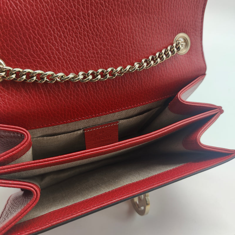 Interlocking Shoulder Bag Leather Small