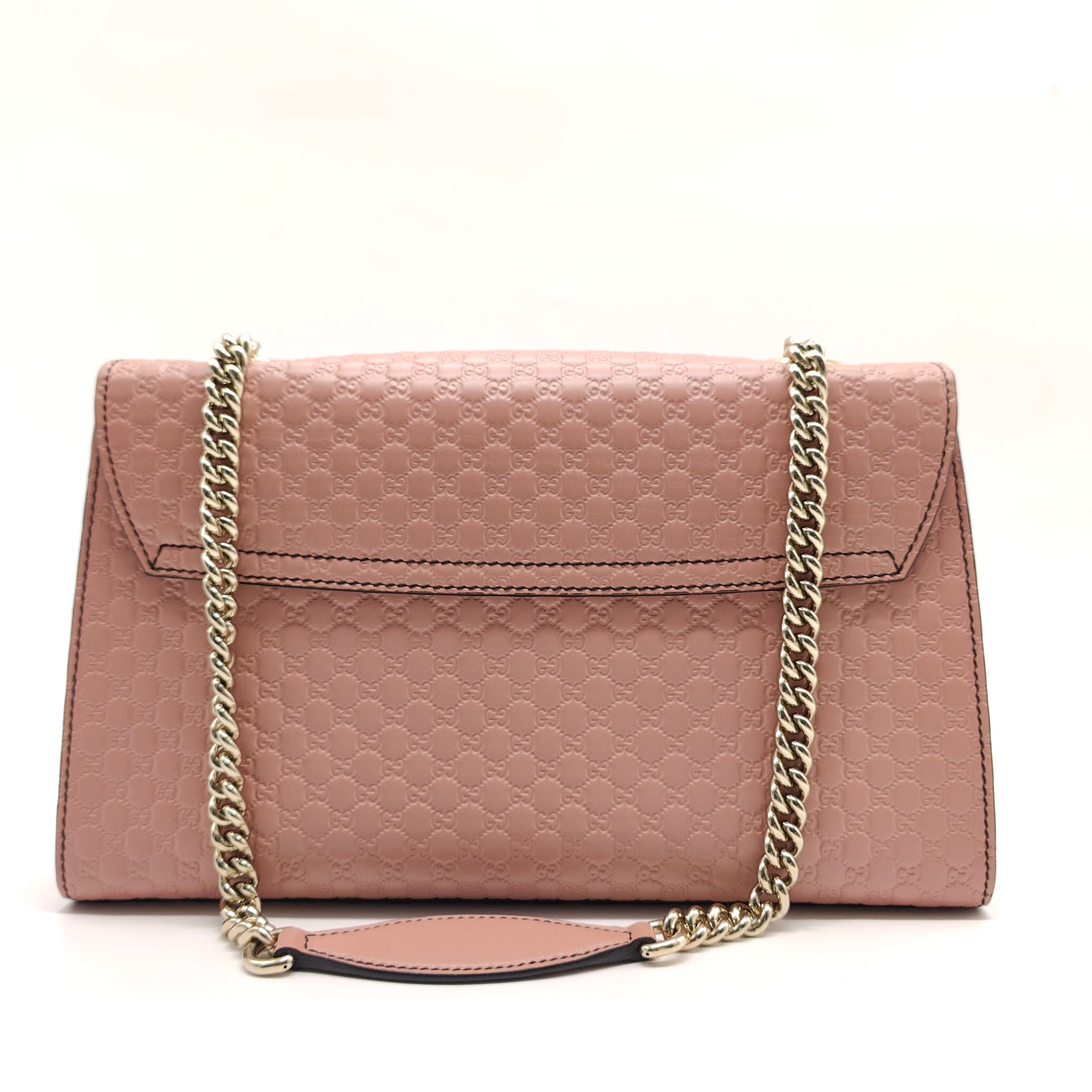 Emily Chain Flap Bag Microguccissima Leather Medium