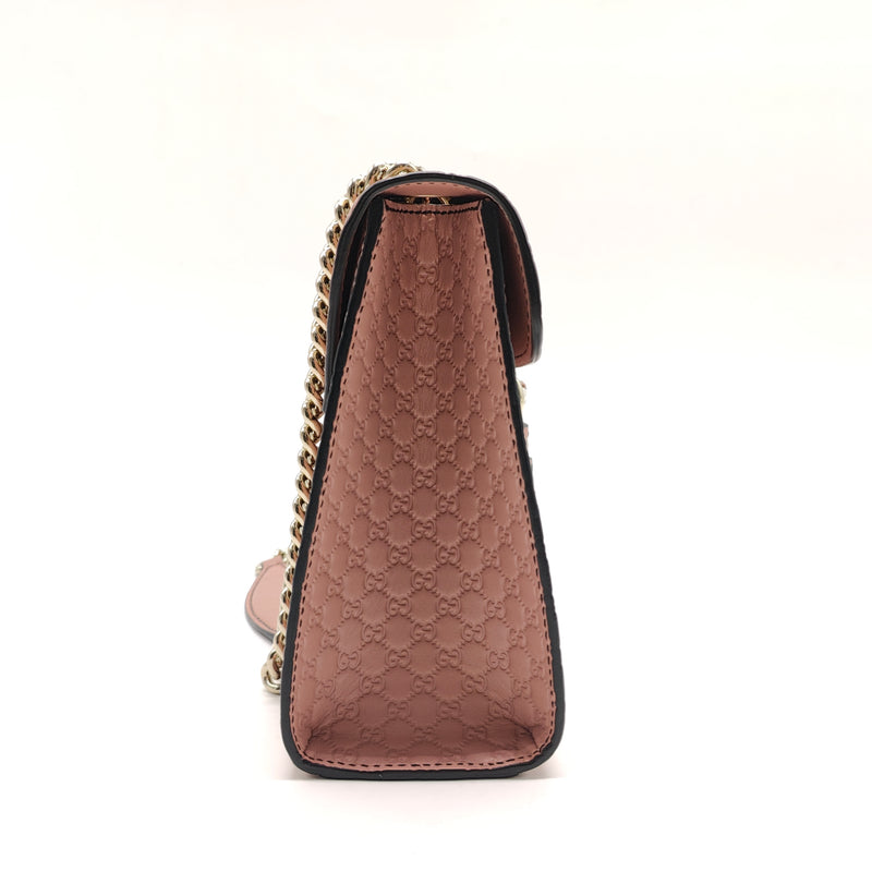 Emily Chain Flap Bag Microguccissima Leather Medium