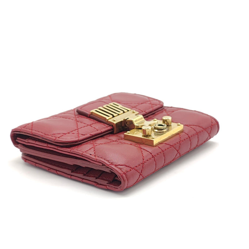 Dioraddict Square Flap Bag Cannage Quilt Lambskin Compact