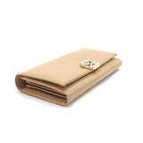 Shade Lux Calfskin Swarovski Crystal GG Sparkling Continental Wallet