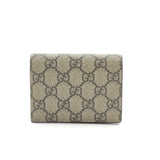 GG Supreme Monogram Bosco Patch Card Case Wallet