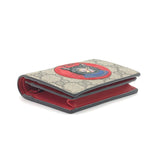 GG Supreme Monogram Bosco Patch Card Case Wallet