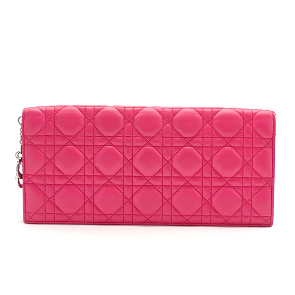 Lady Dior Rendez Vous Short Chain Wallet Cannage Lambskin