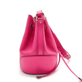 Bright Bucket Bag Diamante Leather Small