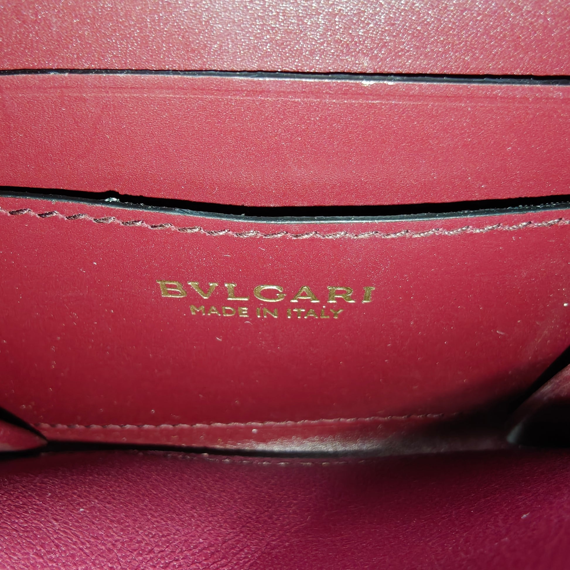 Serpenti Forever Zip Around Wallet Leather Compact