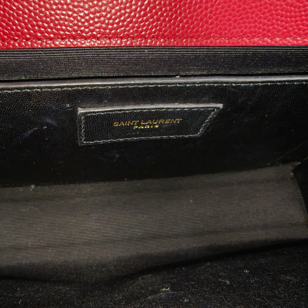 Classic Monogram Crossbody Bag Grainy Leather Medium