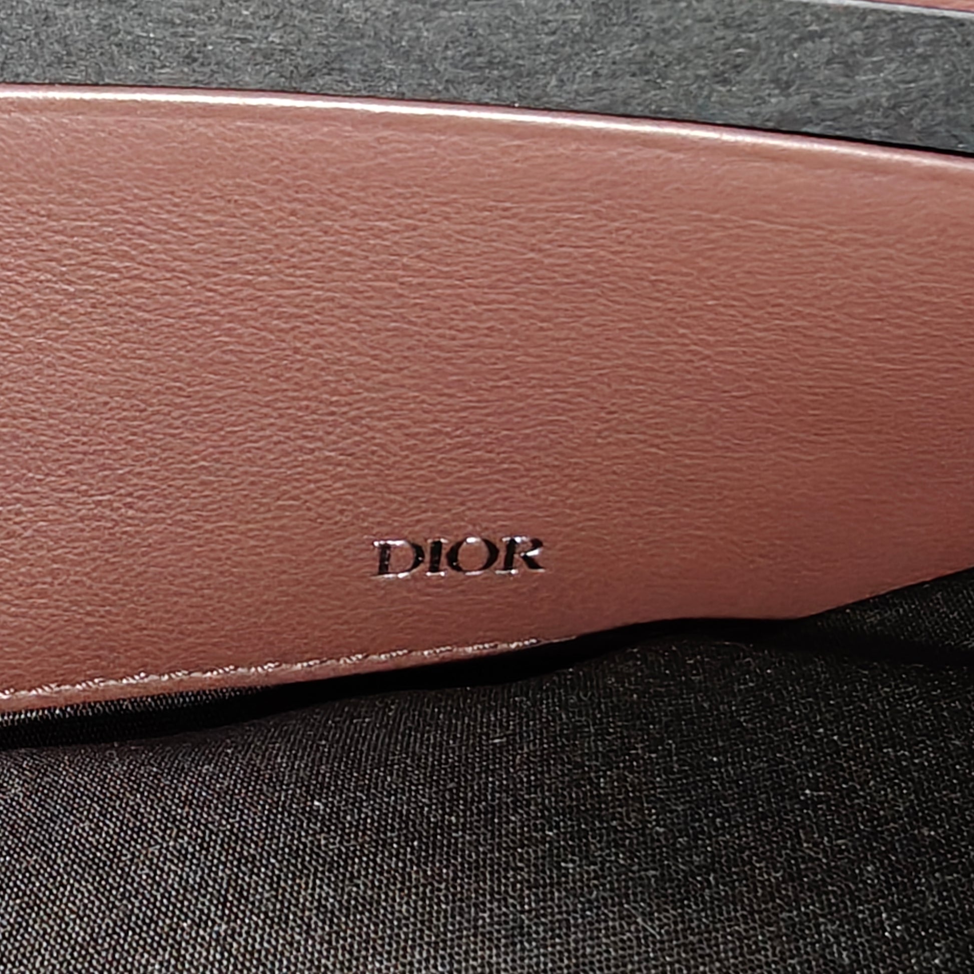 Brown Leather Pouch Bag