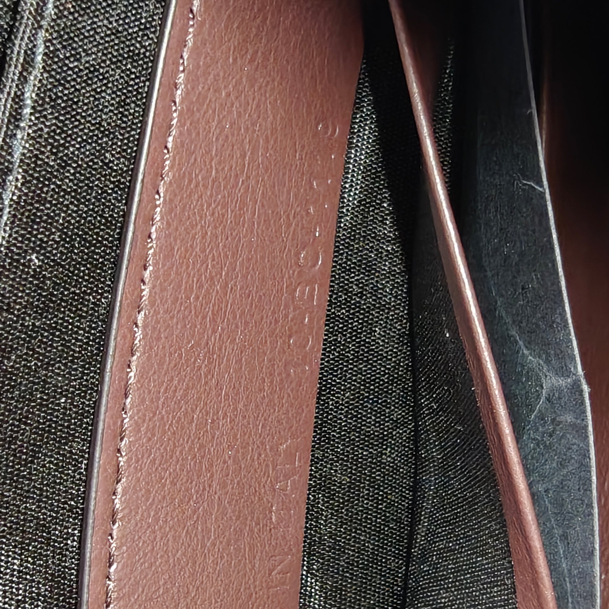 Brown Leather Pouch Bag