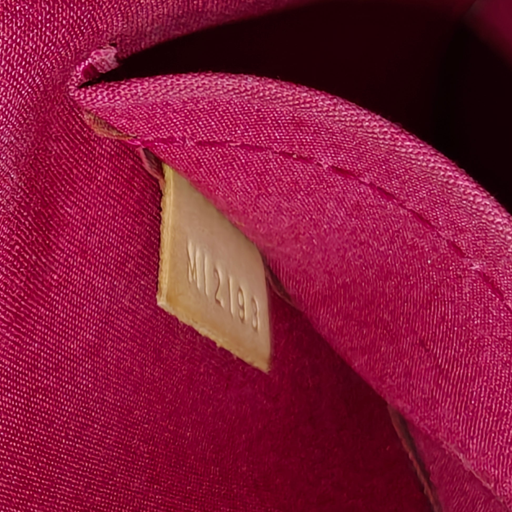 Alma Handbag Monogram Vernis BB