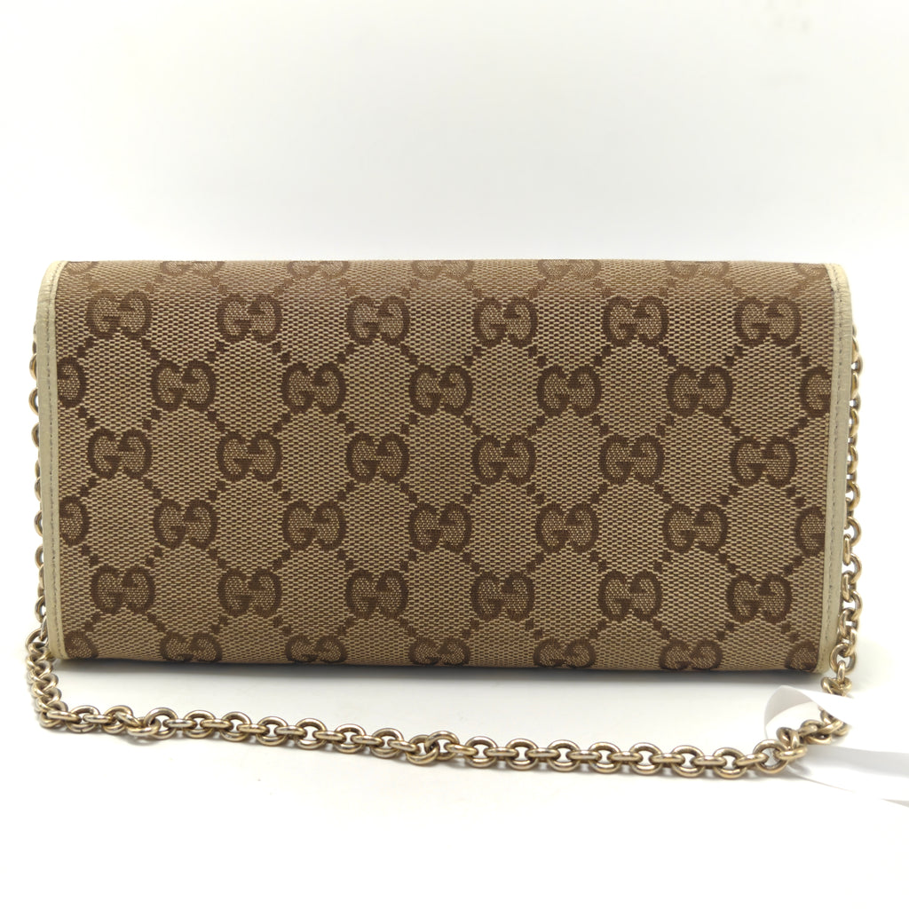 GG Canvas Canvas Continental Wallet