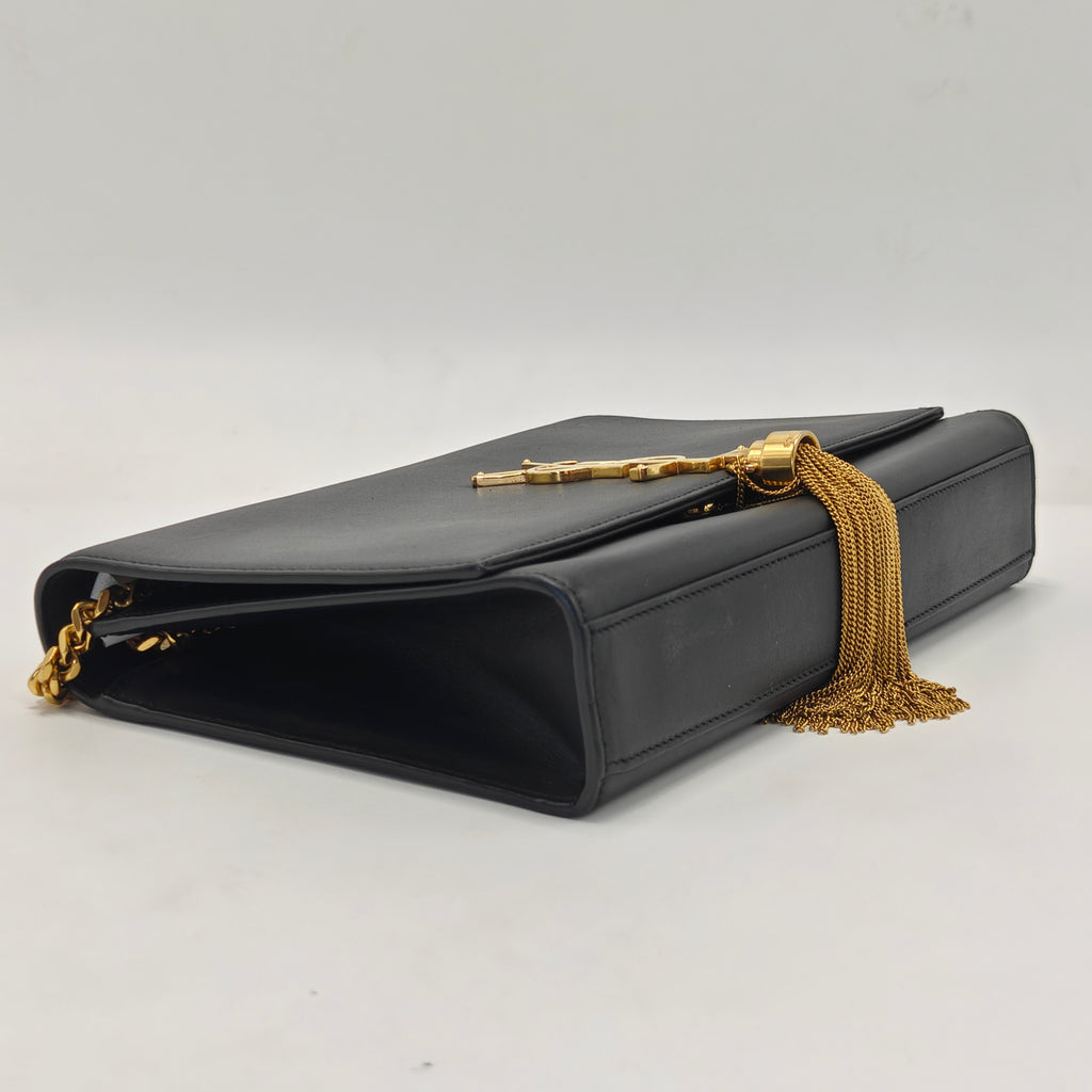 Classic Monogram Tassel Crossbody Bag Leather Medium