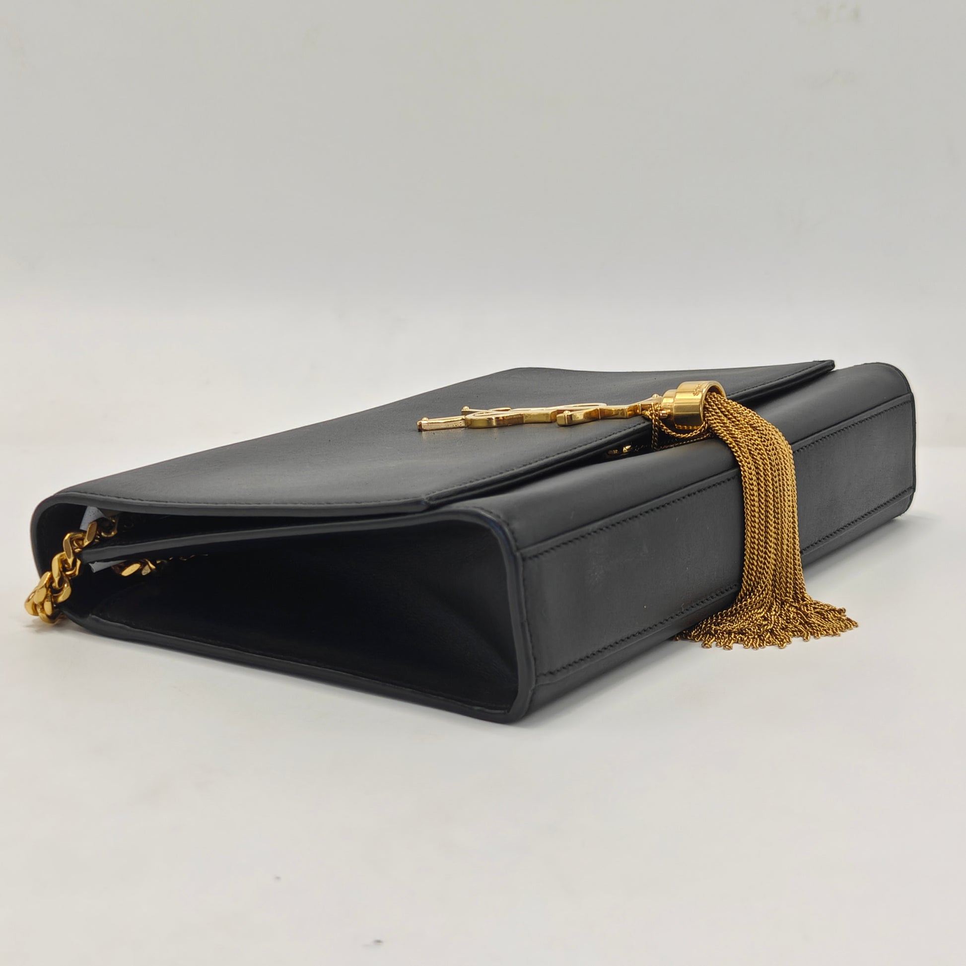 Classic Monogram Tassel Crossbody Bag Leather Medium