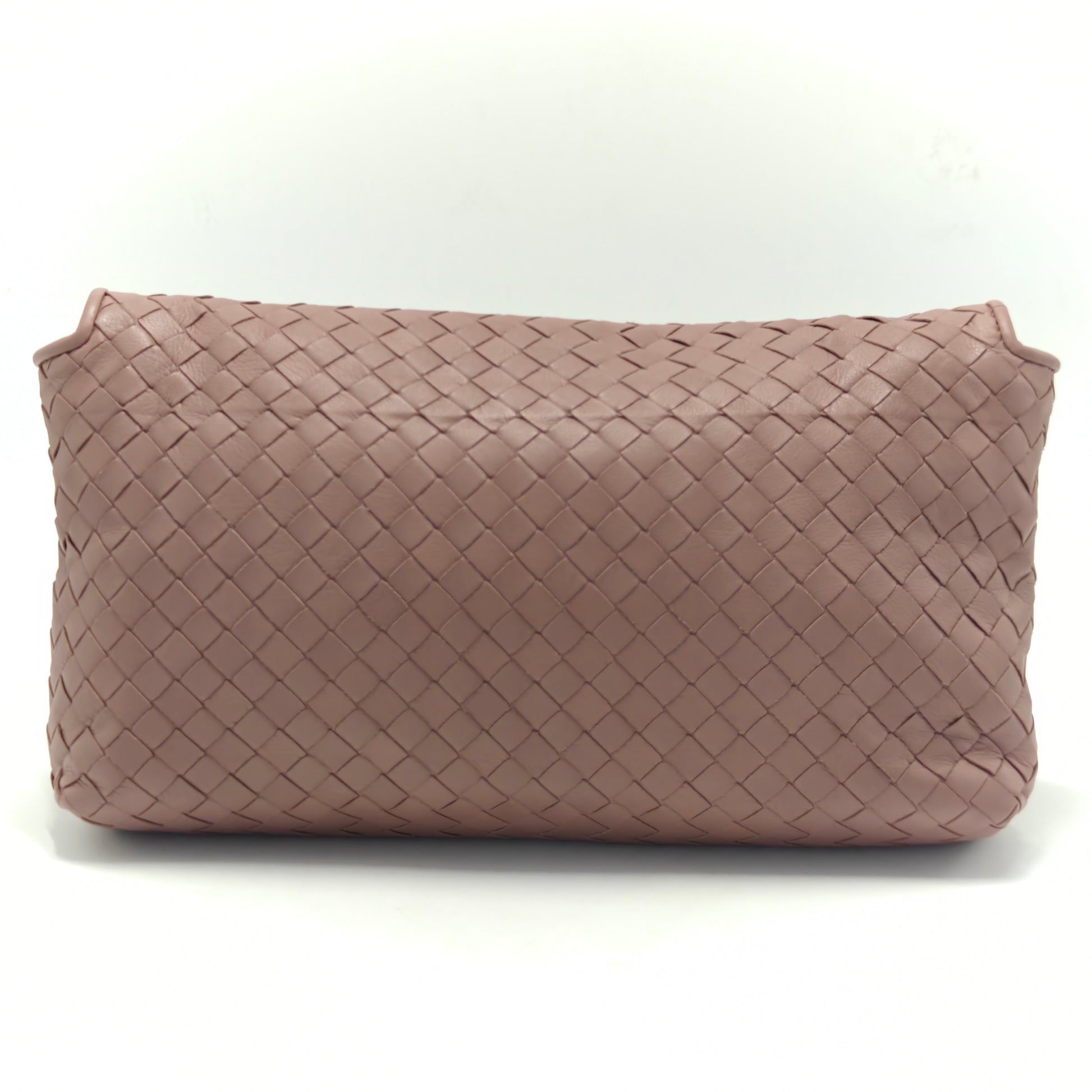 Intrecciato Shoulder Bag in Indie Pink