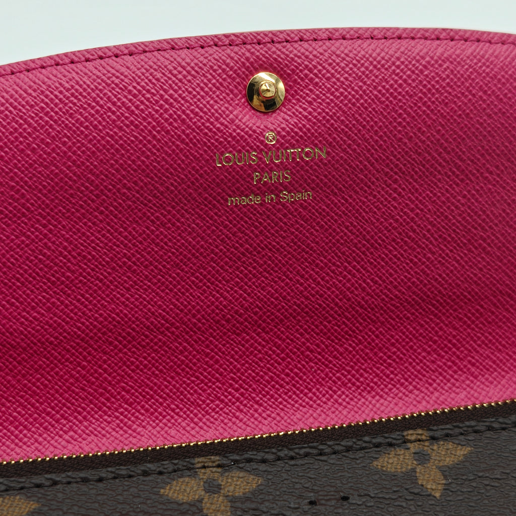 Monogram Bloom Flower Emilie Wallet