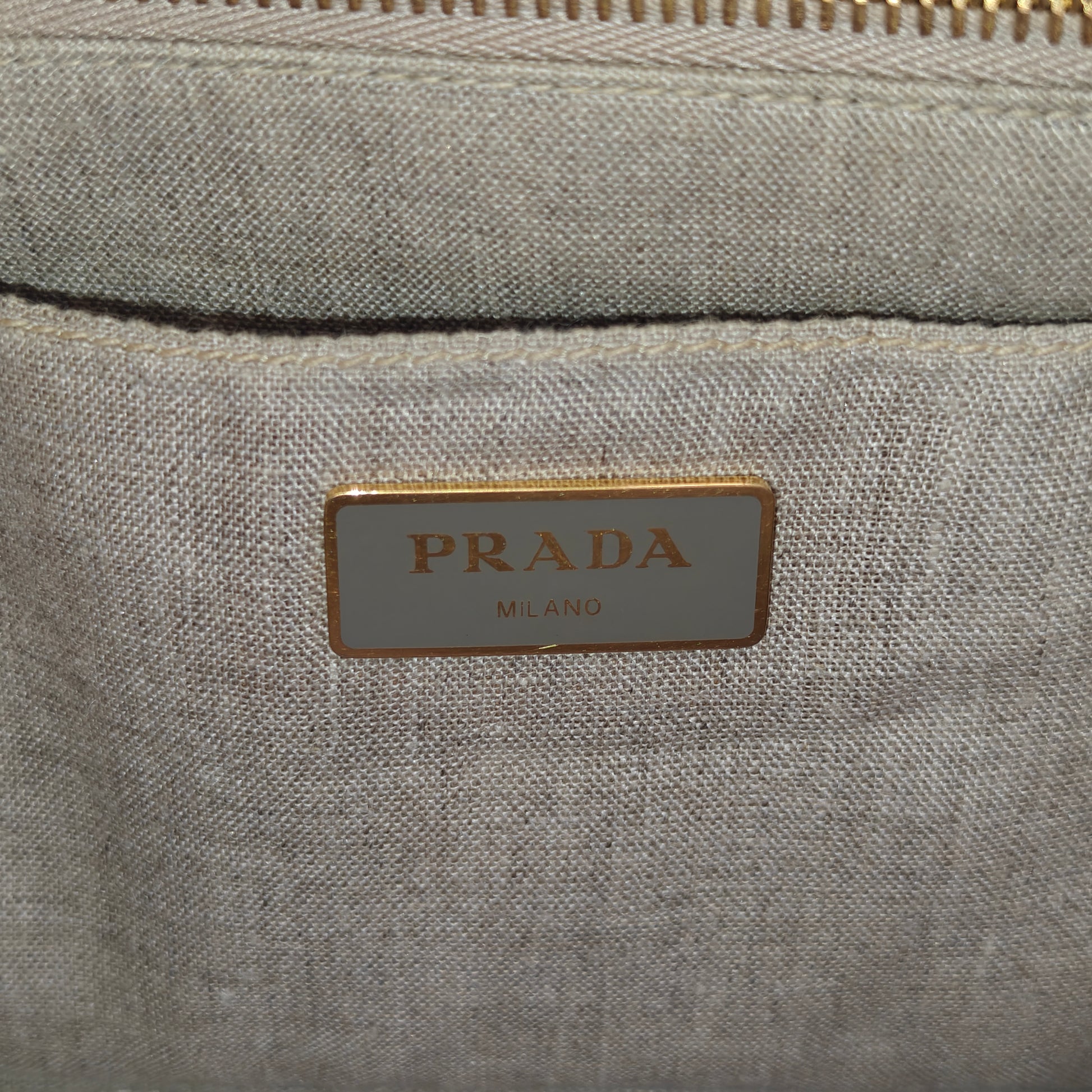 Canapa Hand Bag Canvas Beige