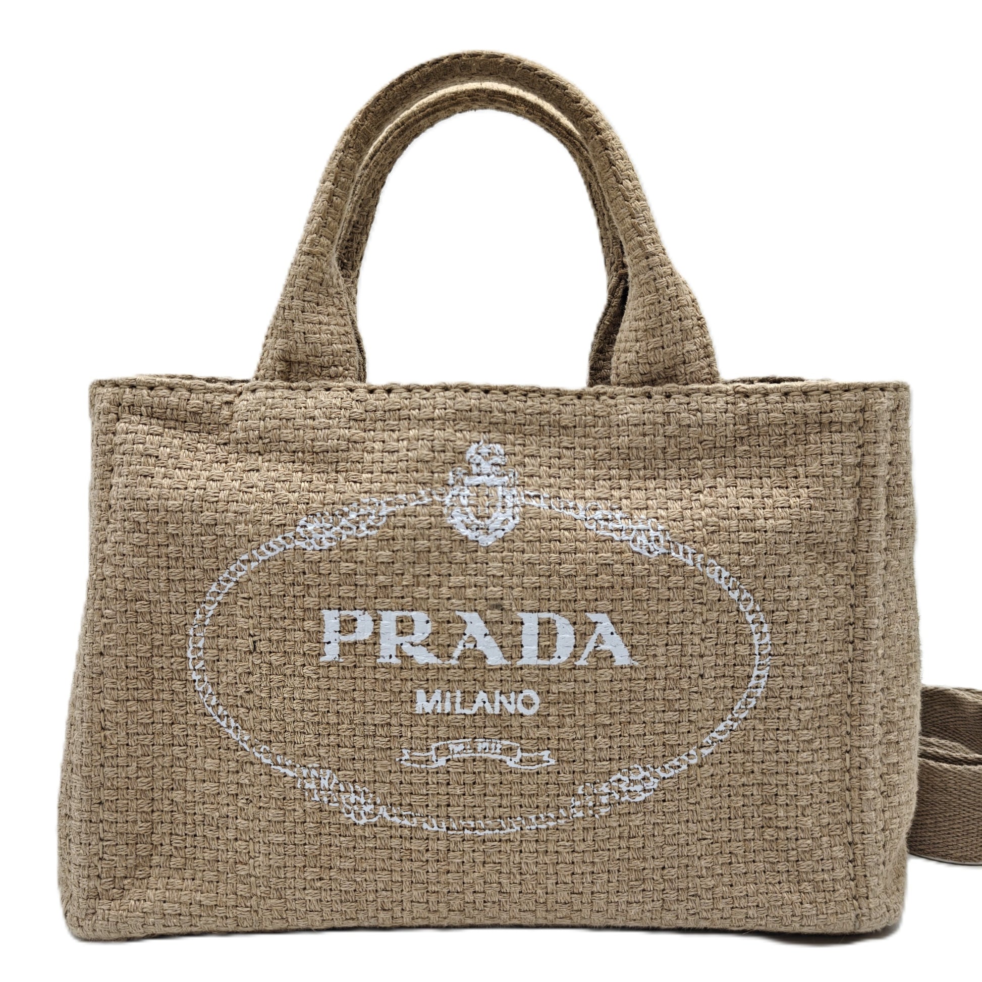 Canapa Hand Bag Canvas Beige