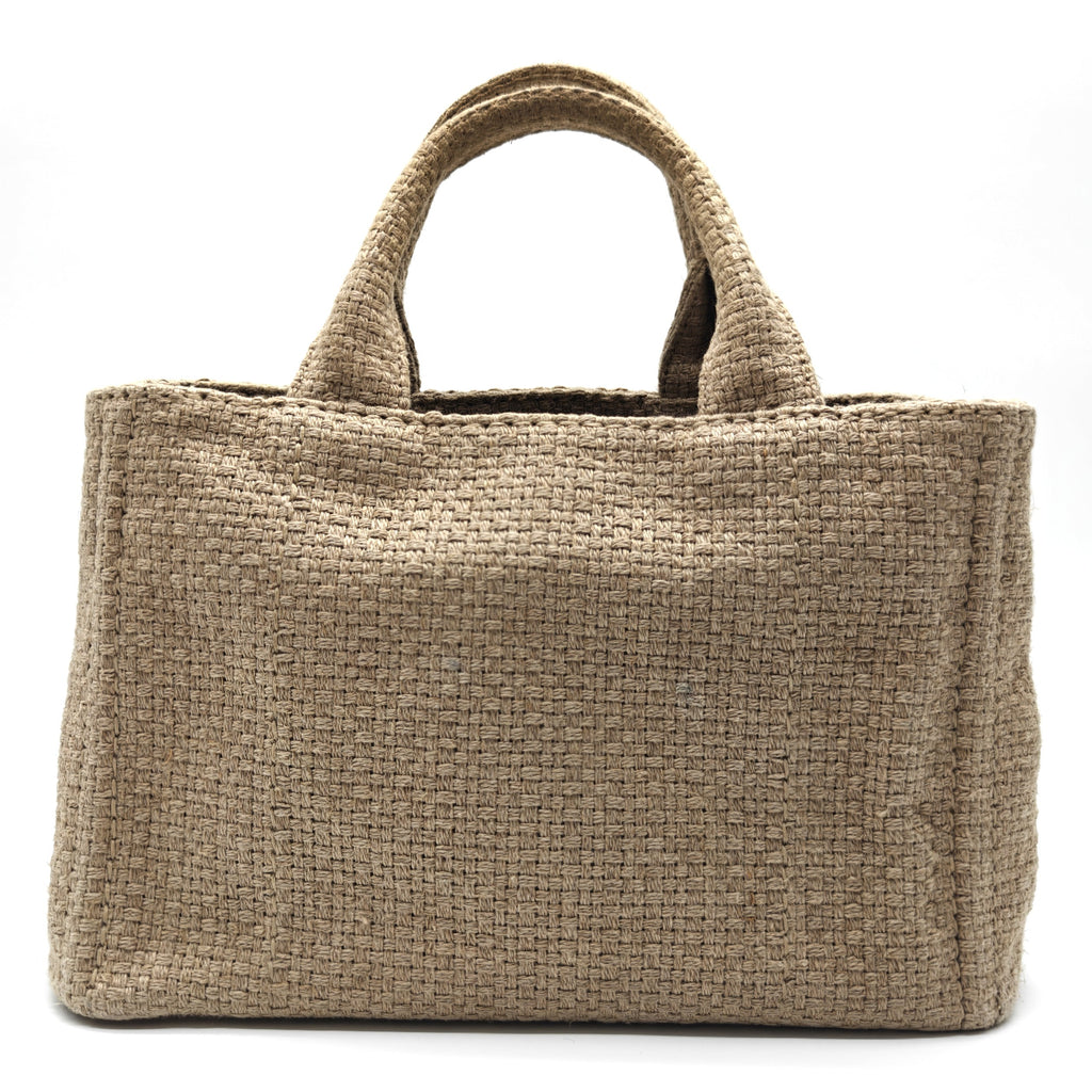 Canapa Hand Bag Canvas Beige