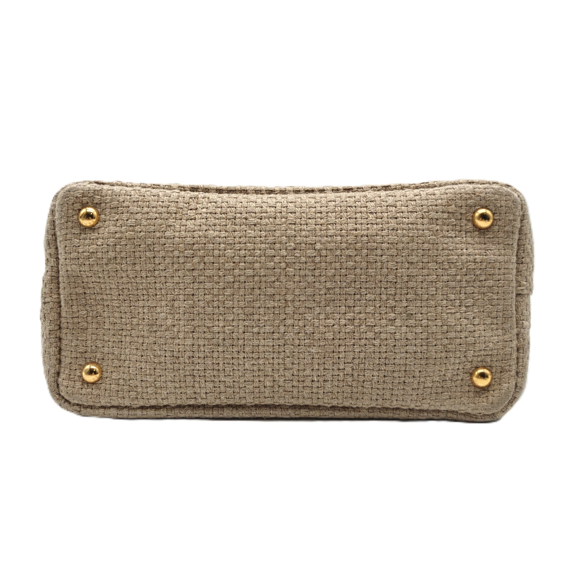 Canapa Hand Bag Canvas Beige