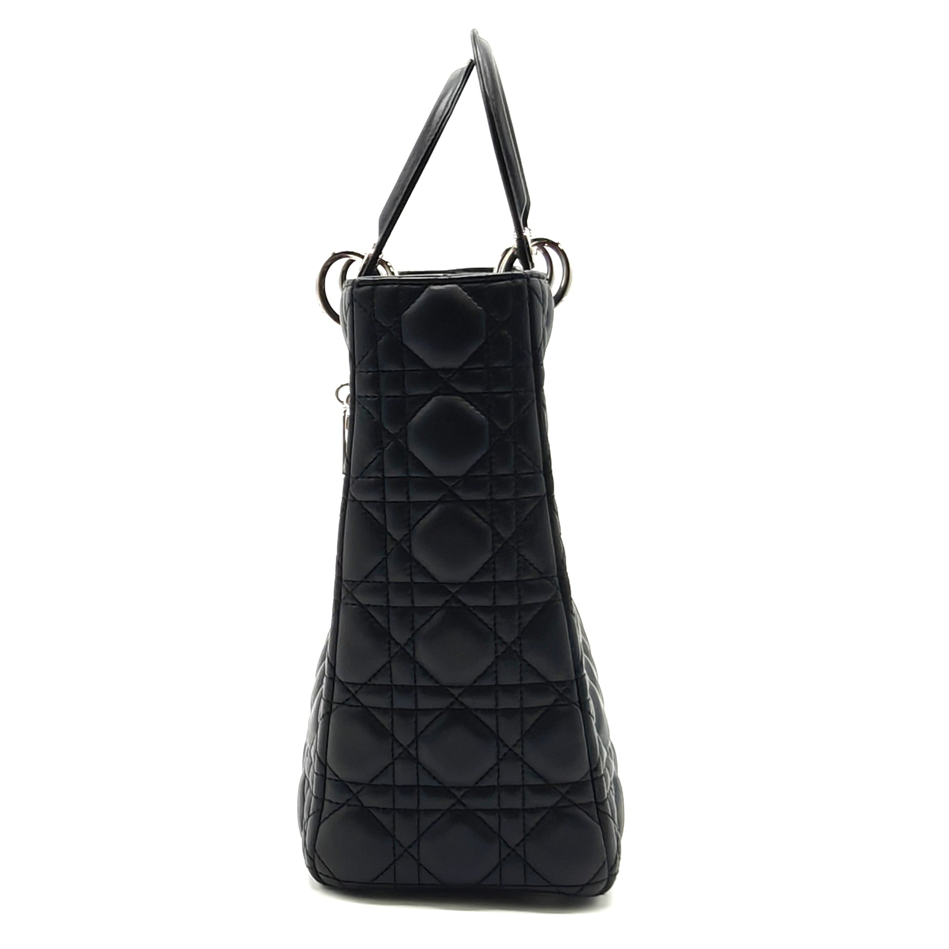 Lady Dior Bag Cannage Quilt Lambskin Large