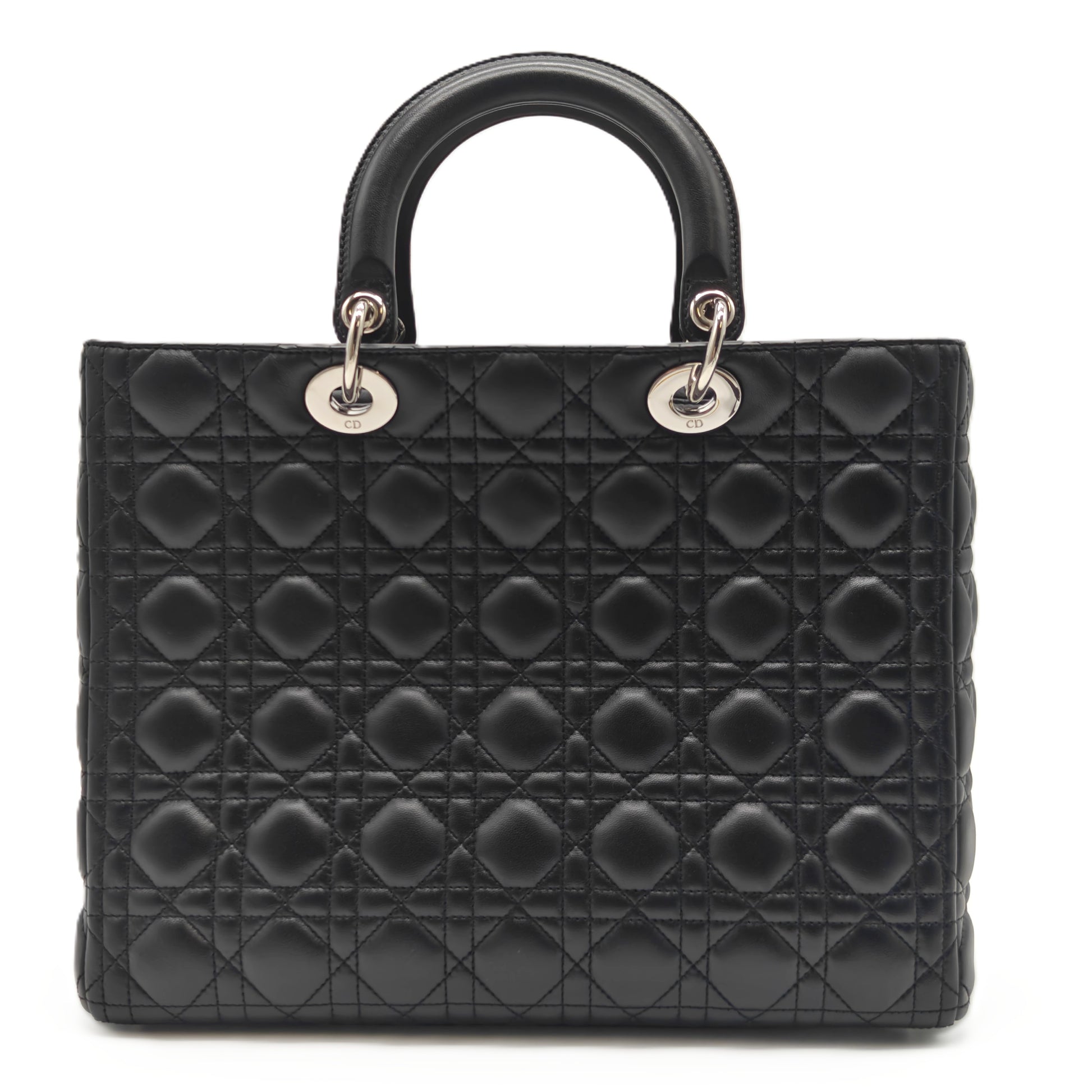 Lady Dior Bag Cannage Quilt Lambskin Large