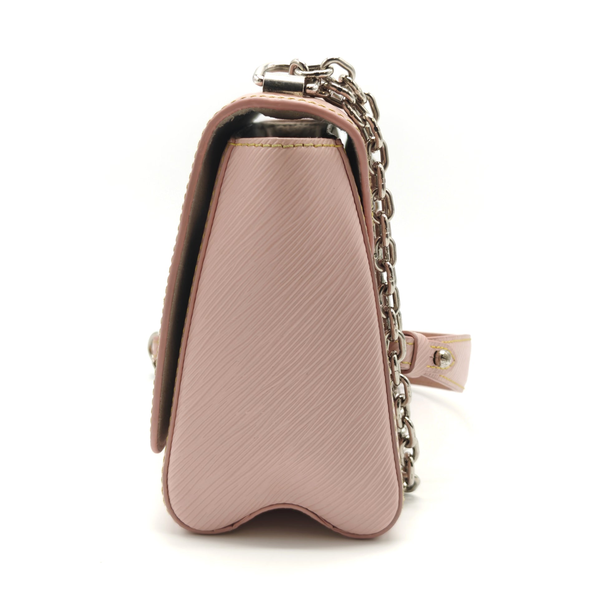 Epi Twist Shoulder Bag MM Rose Ballerine