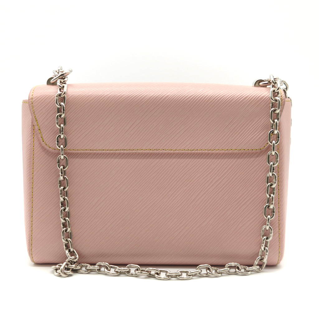 Epi Twist Shoulder Bag MM Rose Ballerine