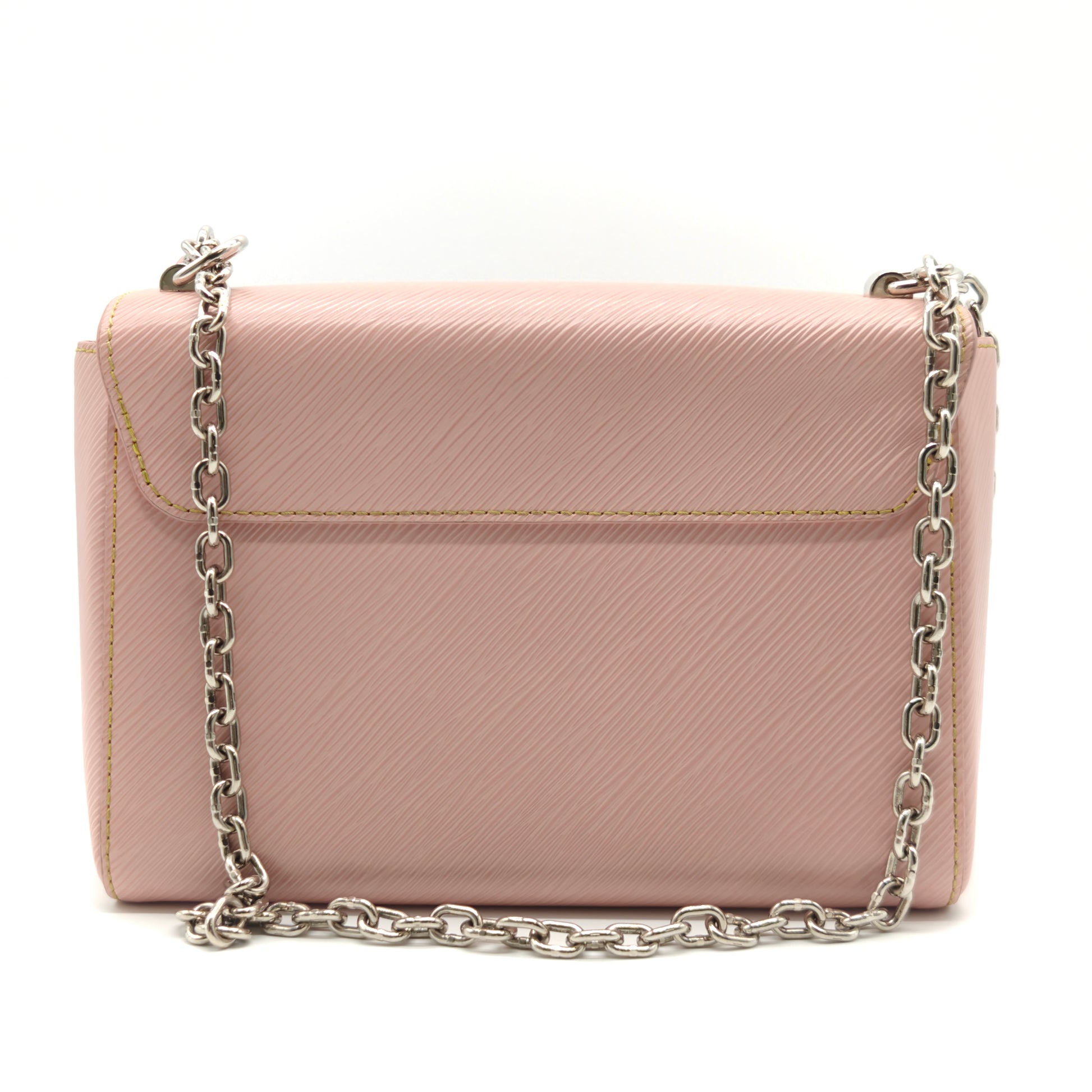 Epi Twist Shoulder Bag MM Rose Ballerine