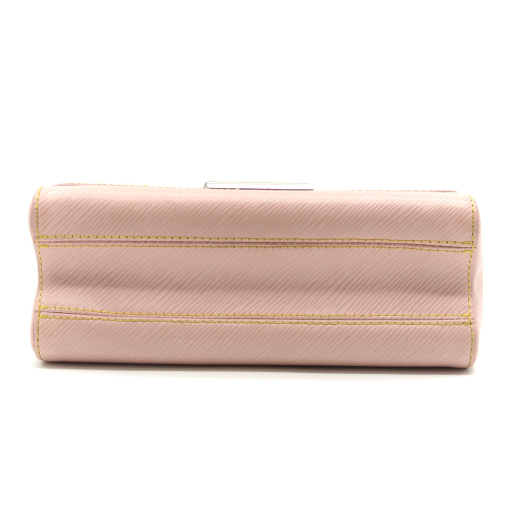 Epi Twist Shoulder Bag MM Rose Ballerine