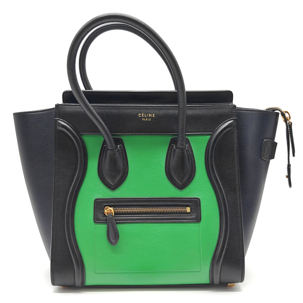Luggage Bag Grainy Leather Micro