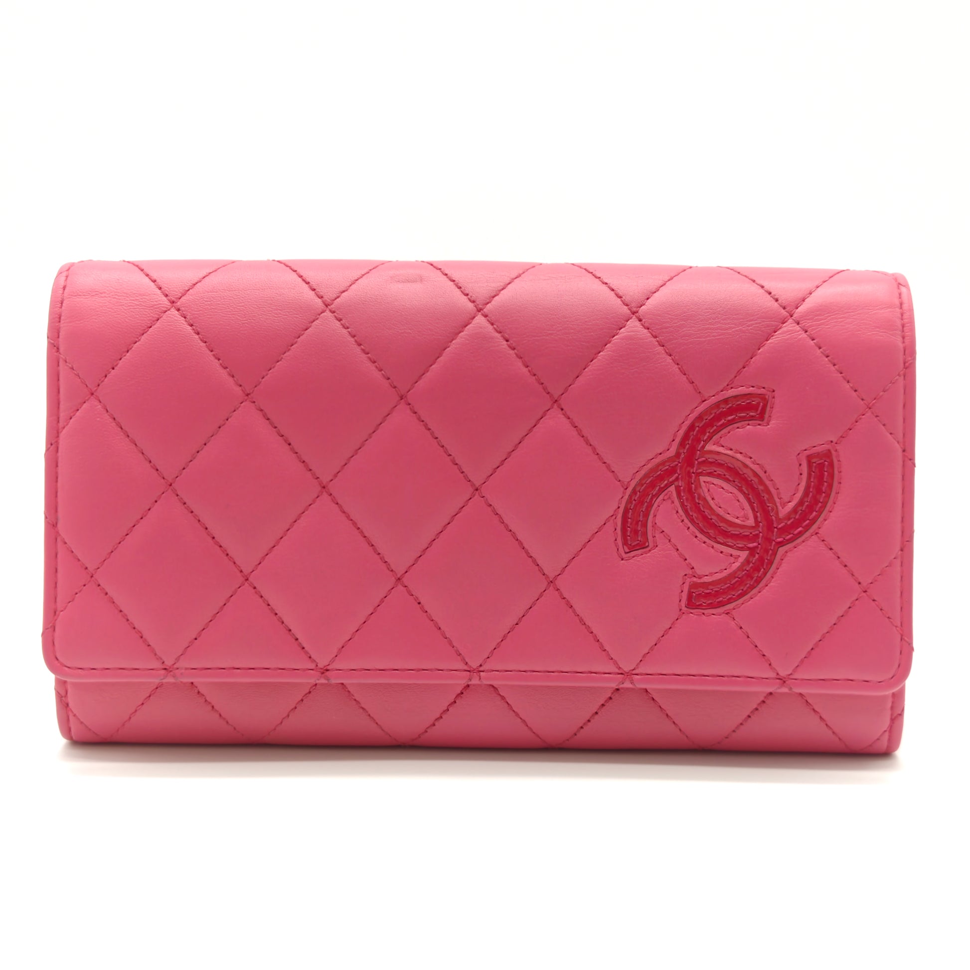 Portemonnaie Pink Leder Matelassé