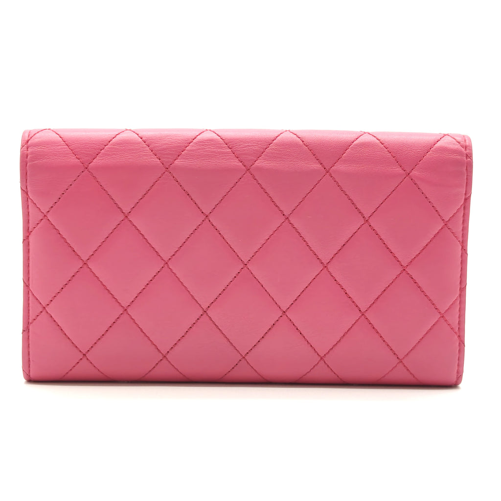 Portemonnaie Pink Leder Matelassé
